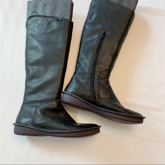 Camper Shoes - Camper Flat 3/4 zip Boots 360 Stitching 35